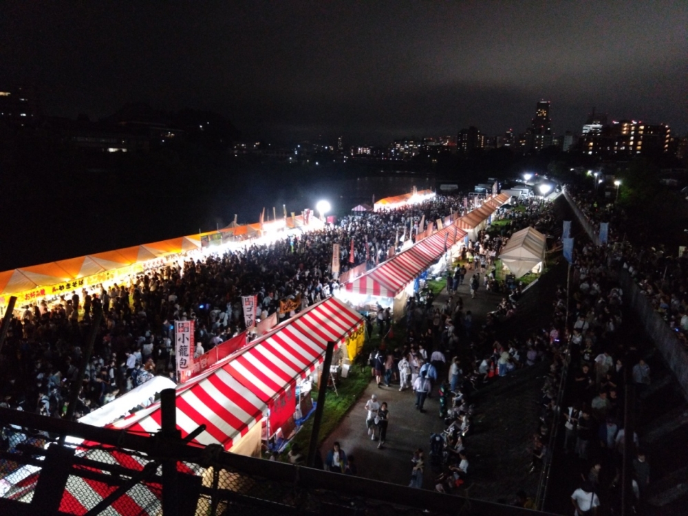 広瀬川灯ろう流し(8月20日)