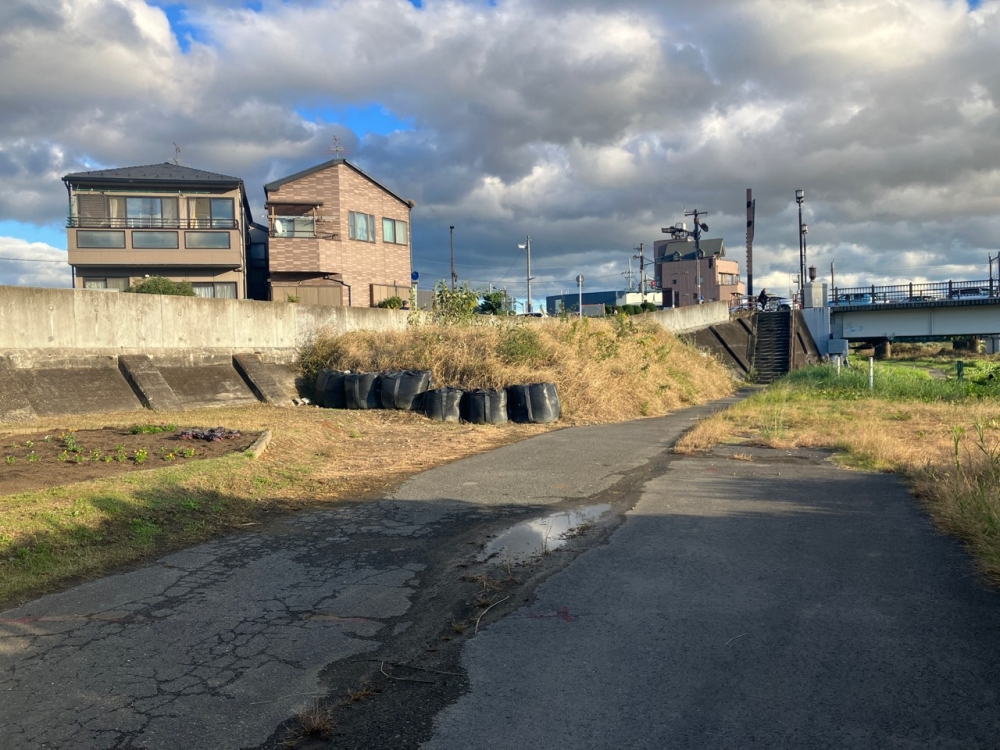 河川進入路造成箇所