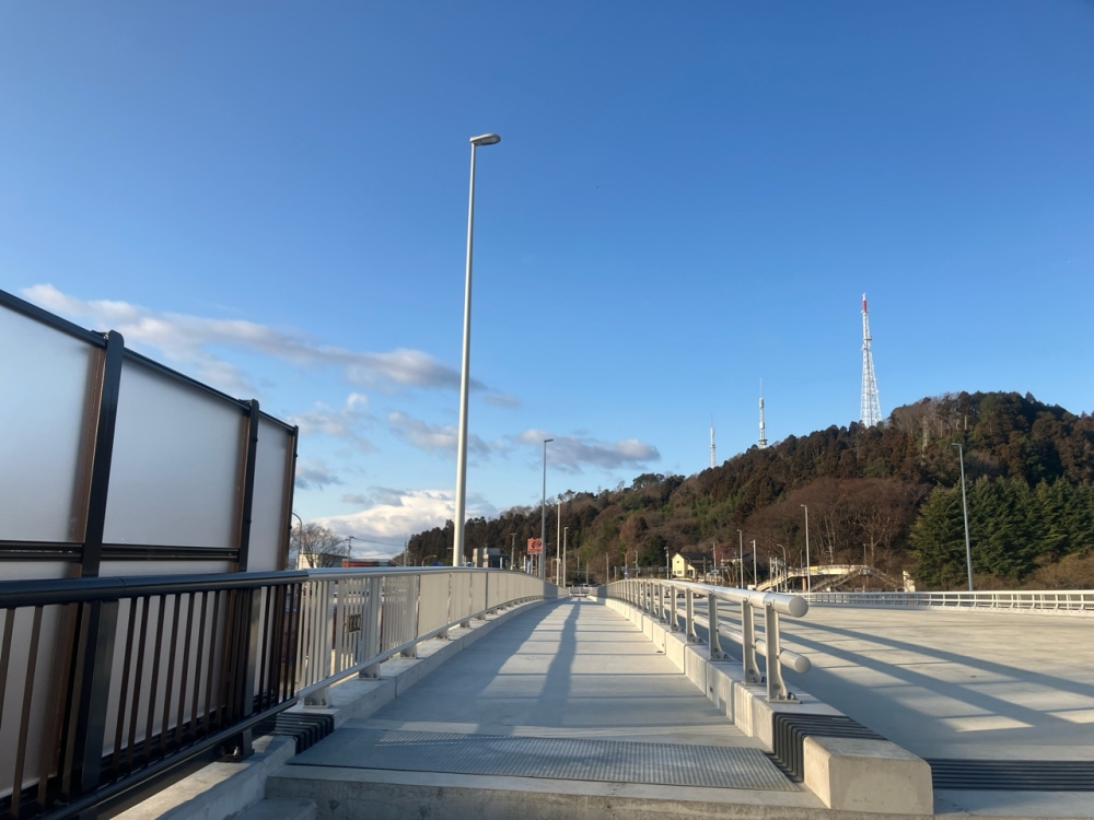 橋梁上全景（下流側_歩道）